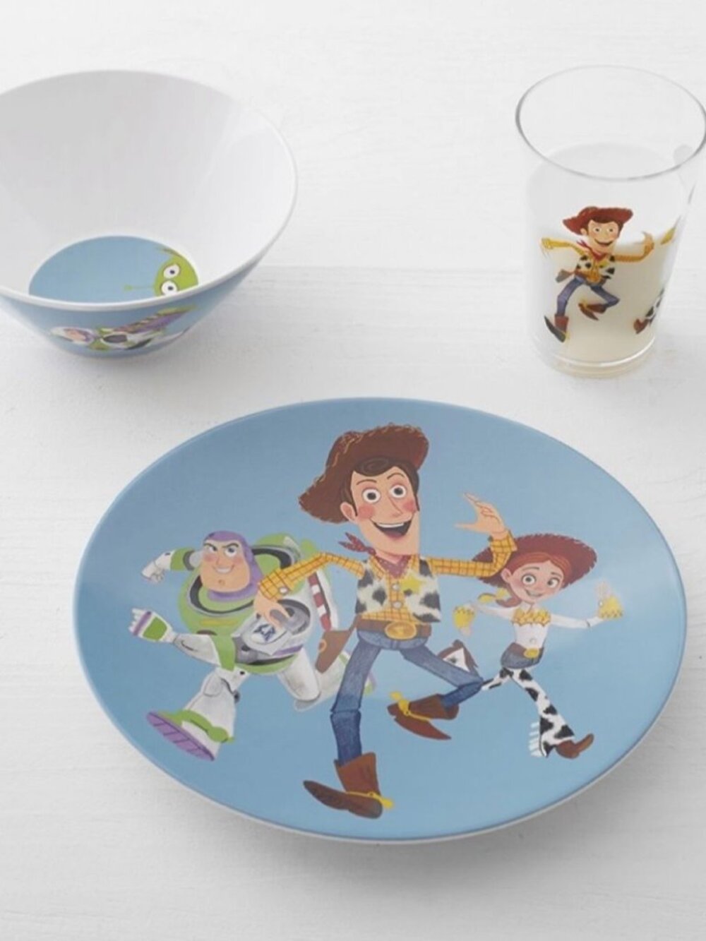 NEW Toy Story Tumbler Plate & Bowl Set - Pottery Barn Kids